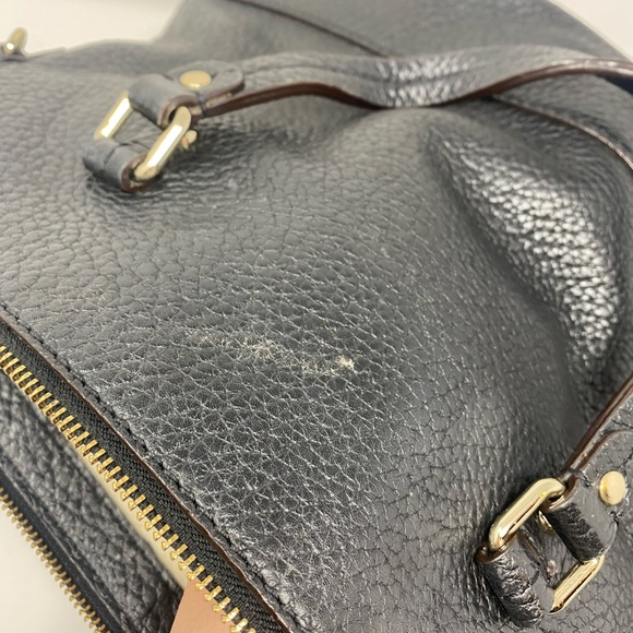 Kate Spade Black Leather Wellesley Rachelle Satchel - Picture 13 of 17